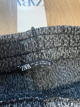 Pantalón Zara Gris Talla S