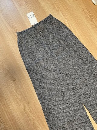 Pantalón Zara Gris Talla S