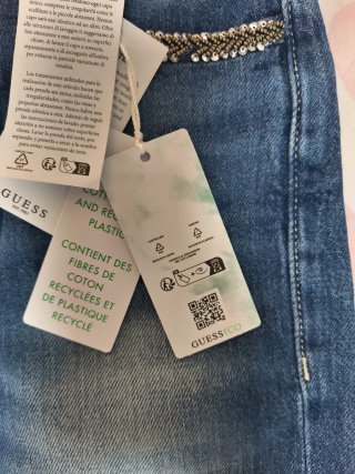 Vaqueros Guess Straight High Talla 38