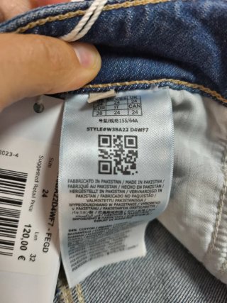 Vaqueros Guess Straight High Talla 38