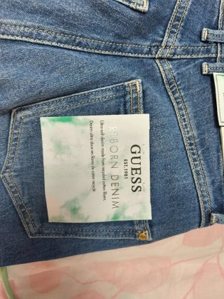 Vaqueros Guess Straight High Talla 38