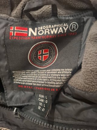Chaqueta Geographical Norway Negra