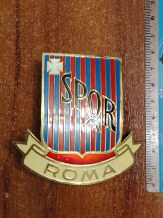 Chapa SPQR Roma Antigua para moto vespa
