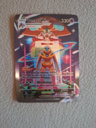Carta Pokémon Deoxys VMAX 330 HP