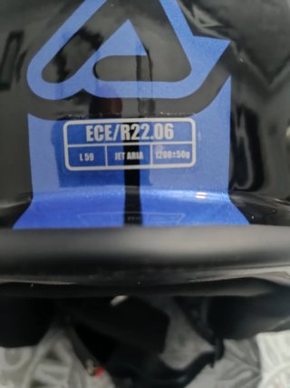 Casco Jet Acerbis Aria Graphic talla L 59 CM