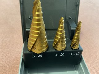 Set 3 Brocas Escal. Bosch HSS TiN