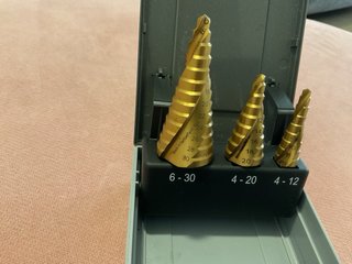 Set 3 Brocas Escal. Bosch HSS TiN