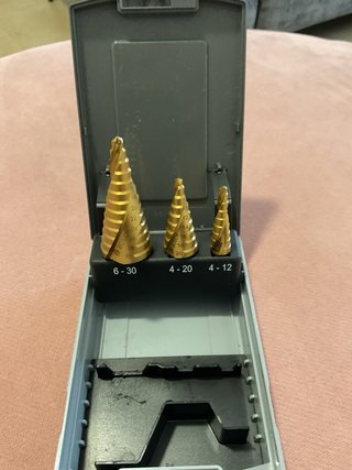 Set 3 Brocas Escal. Bosch HSS TiN