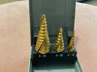 Set 3 Brocas Escal. Bosch HSS TiN