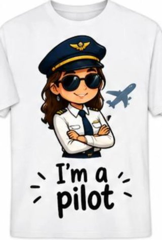 Camiseta NUEVA, I'm a Pilot, talla a elegir