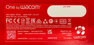 Tableta Gráfica Wacom One Medium CTL-672