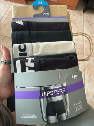 Pack 5 Boxers Primark Talla XS