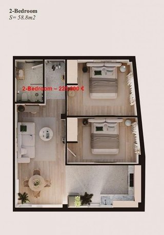 Piso en venta en Centro Urbano en Benidorm