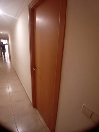 Puerta de paso de madera