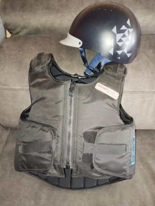 Chaleco Hípica + Casco Seguridad