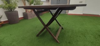 Mesa de Jardín Octogonal de Madera