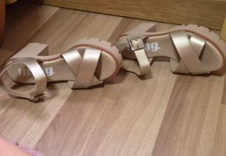 Sandalias Mustang Beige