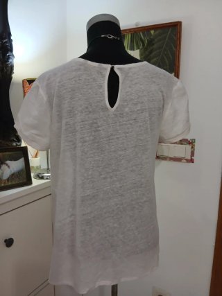 Blusa Massimo Dutti con detalles Azul Marino