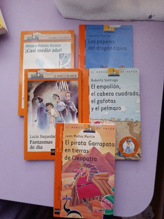 Libros barco de vapor serie naranja