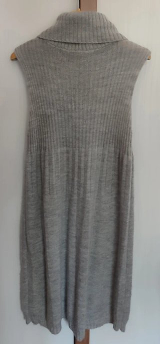 Mini abito in maglia  grigio taglia unica
