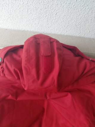 Abrigo invierno Didriksons S/34 Rojo, nuevo