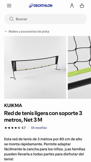 Red de Tenis Artengo 3m Infantil