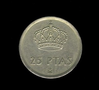 Moneda 25 Pesetas 1983 Juan Carlos I