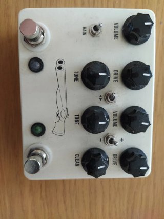 Pedal guitarra JHS Double Barrell V4 Overdrive