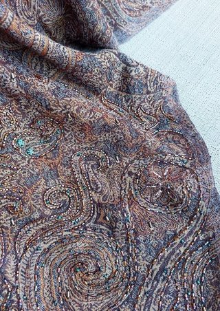 Fular, chal, bufanda, estola, mantón vintage boho