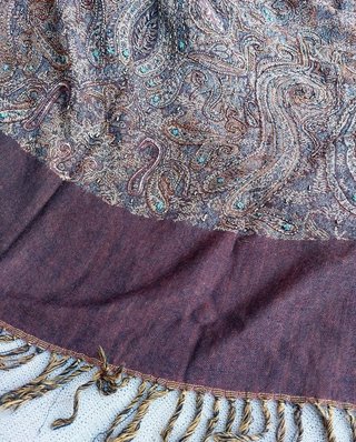 Fular, chal, bufanda, estola, mantón vintage boho