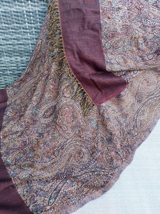 Fular, chal, bufanda, estola, mantón vintage boho