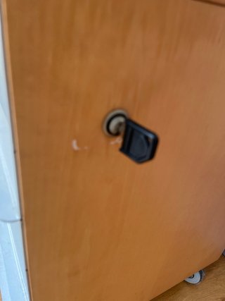 Cajonera Reflex de 3 cajones de madera y aluminio