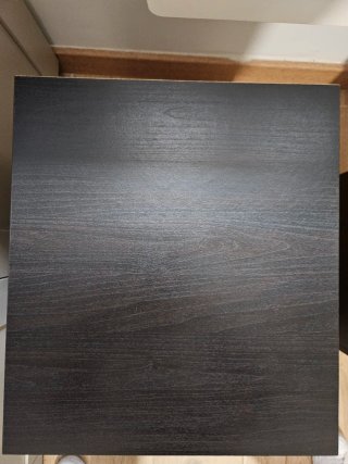 Mesitas de noche Ikea madera oscura