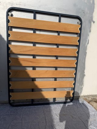 Somier 135x180cm Metal y Madera
