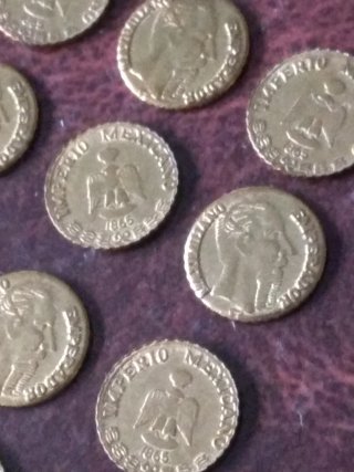 Lote Monedas Maximiliano México 1865