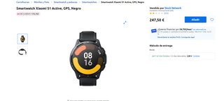 Smartwatch Xiaomi S1 Active Negro