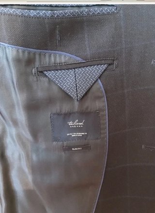 Traje Mango Man Azul Talla M