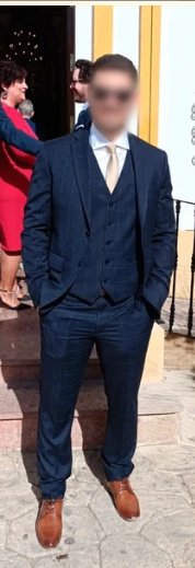 Traje Mango Man Azul Talla M