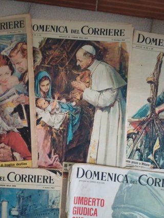 Lotto 5 riviste Domenica del Corriere