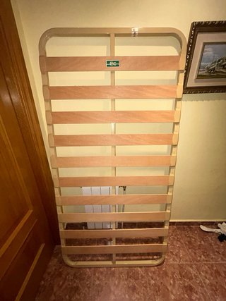 Cama de Madera 100x196 con Colchón