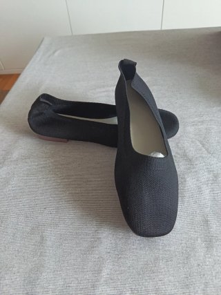 Bailarinas Negras Tejidas