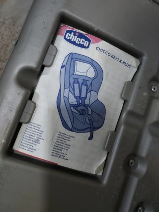 Silla coche bebé Chicco azul