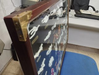 Cuadro Nudos Marineros Madera Tela