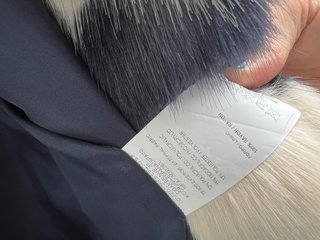 Chaquetón de pelo Alba Conde rayas
