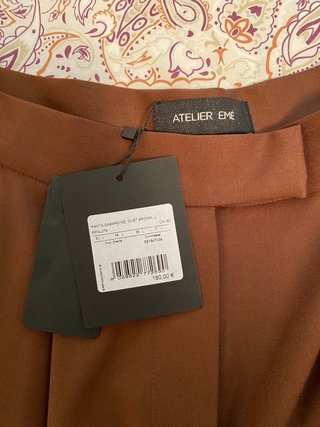 Pantaloni Emé marrone