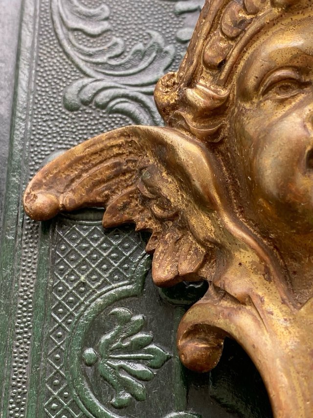 2 preciosas piezas decorativas bronce 1900s
