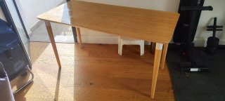 Escritorio IKEA de Bambú 140x65 cm