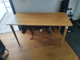 Escritorio IKEA de Bambú 140x65 cm
