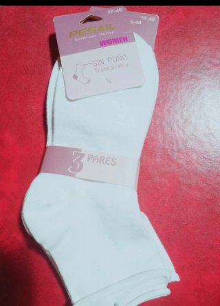 Calcetines PESAIL Mujer Caña Baja Sin Puño