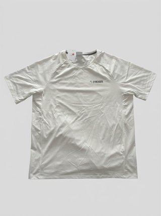 Camiseta Gymshark Blanca oversize